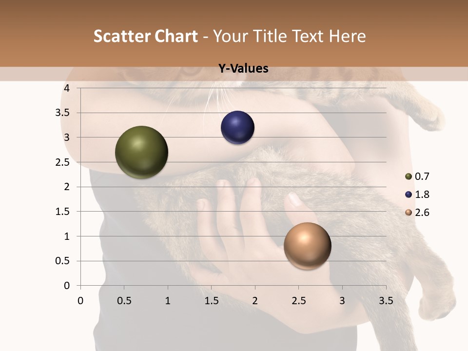 Holding Young Mammal PowerPoint Template