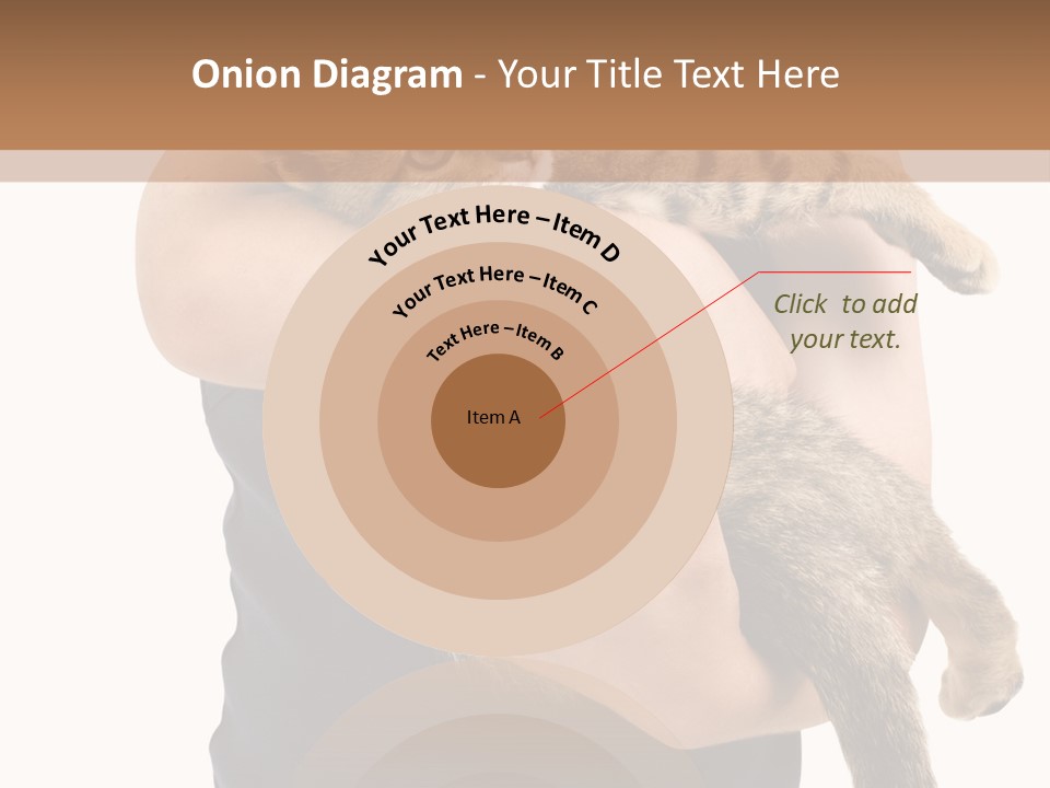 Holding Young Mammal PowerPoint Template