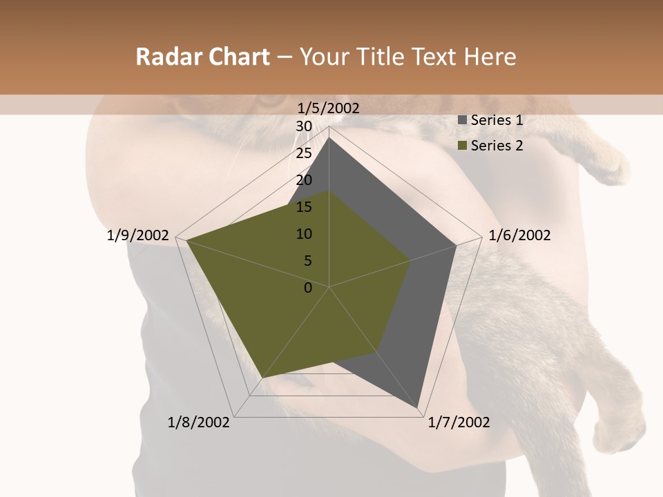 Holding Young Mammal PowerPoint Template
