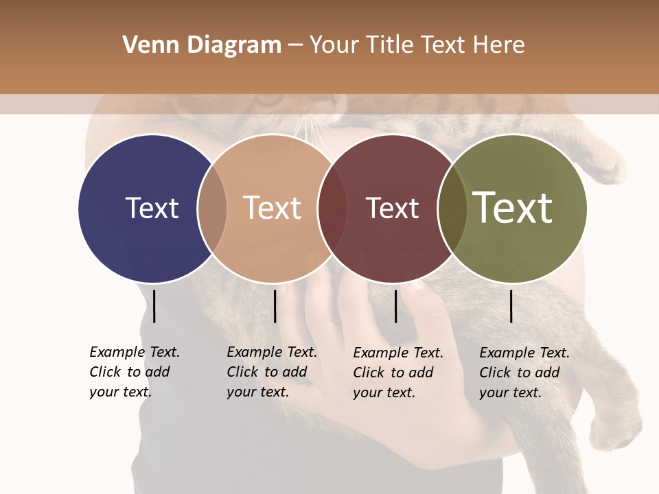 Holding Young Mammal PowerPoint Template