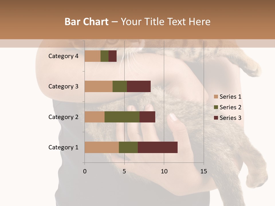 Holding Young Mammal PowerPoint Template