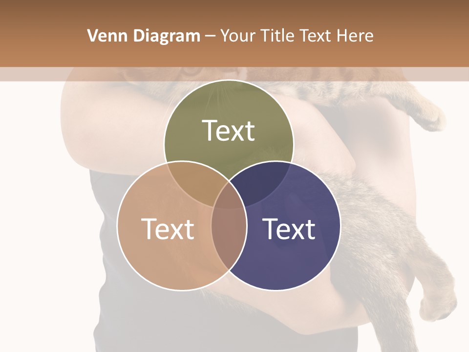 Holding Young Mammal PowerPoint Template