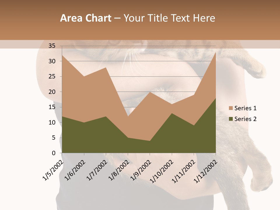 Holding Young Mammal PowerPoint Template
