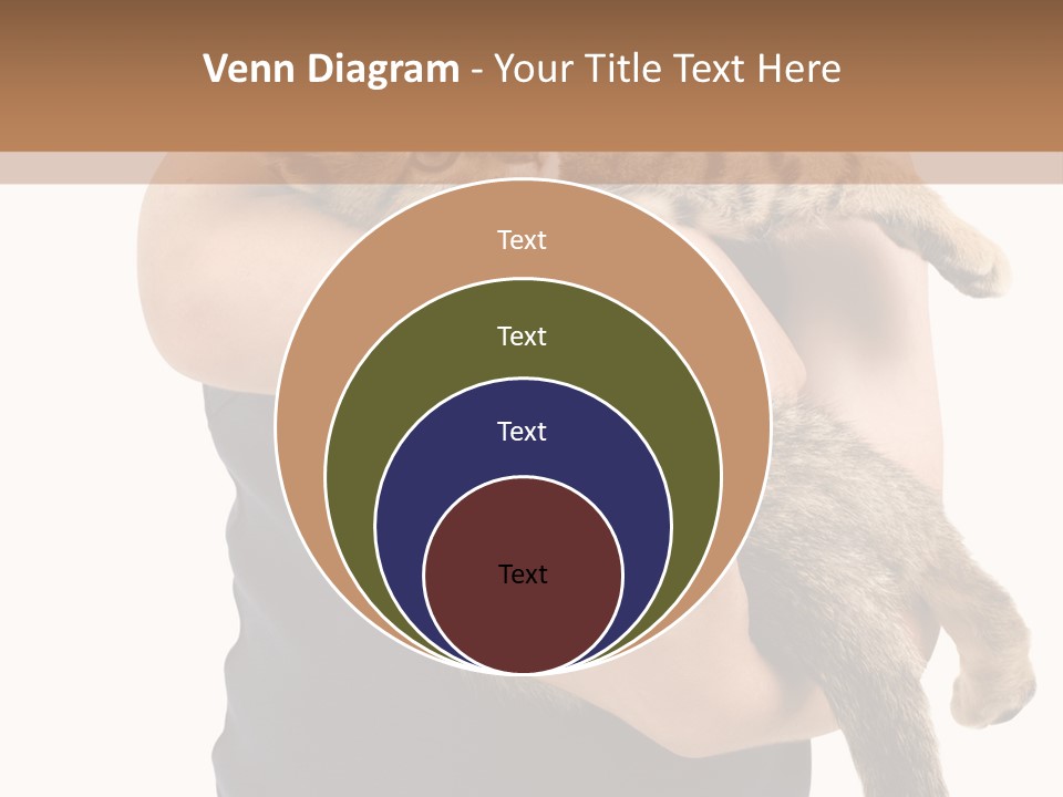 Holding Young Mammal PowerPoint Template