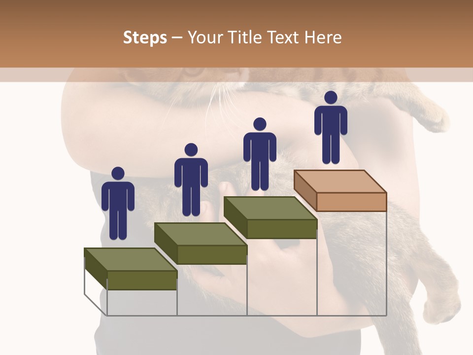 Holding Young Mammal PowerPoint Template