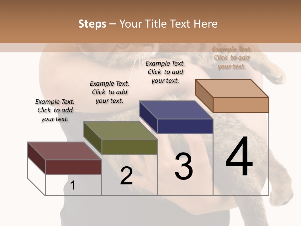 Holding Young Mammal PowerPoint Template