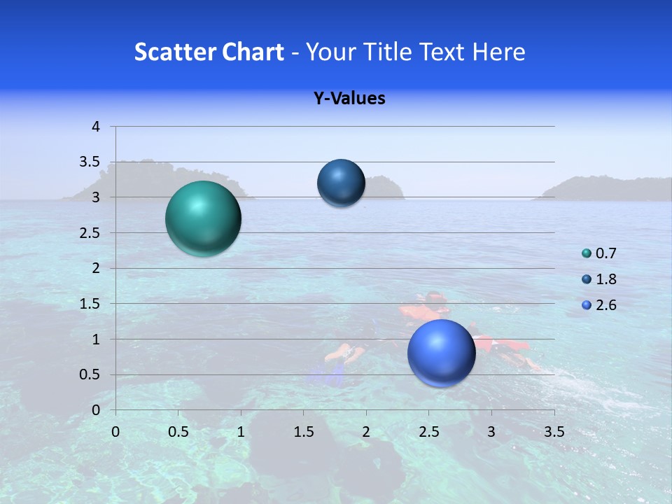 Blue Tropical Tranquil PowerPoint Template