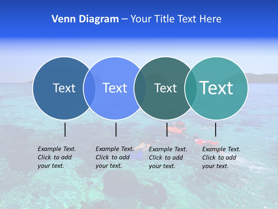 Blue Tropical Tranquil PowerPoint Template