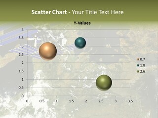 Stars Satellite Illustration PowerPoint Template