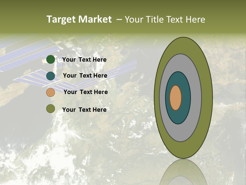 Stars Satellite Illustration PowerPoint Template