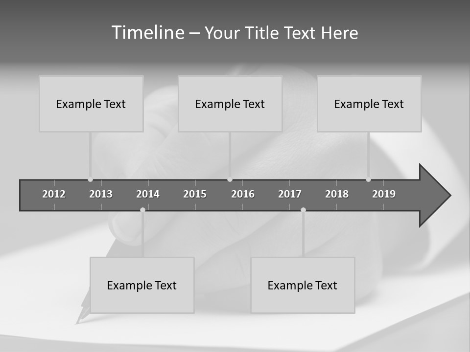 Sign Notary Death PowerPoint Template