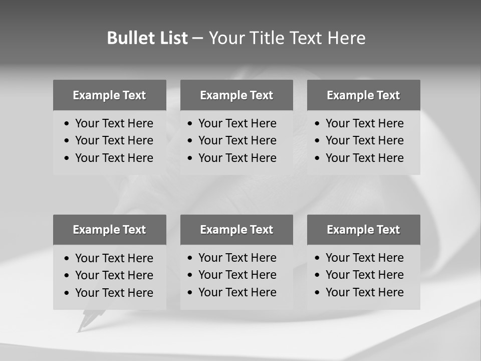 Sign Notary Death PowerPoint Template