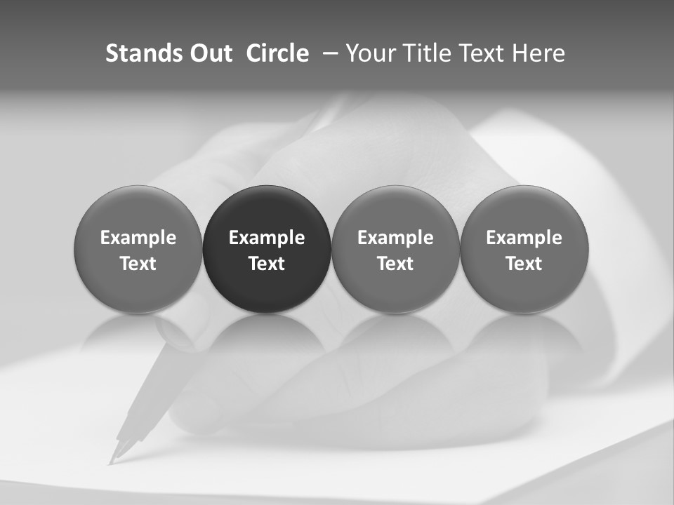 Sign Notary Death PowerPoint Template