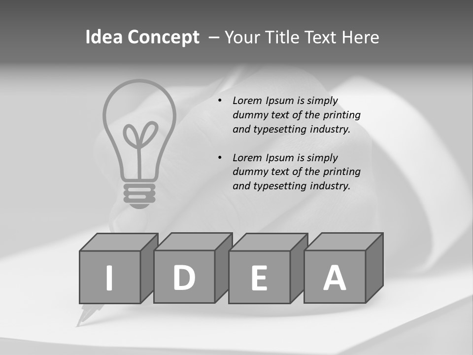 Sign Notary Death PowerPoint Template