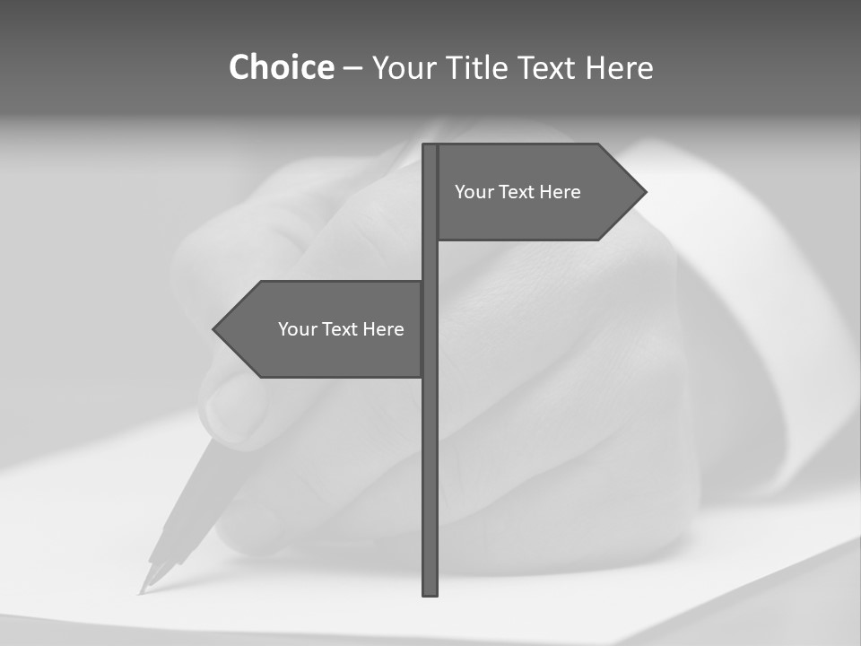 Sign Notary Death PowerPoint Template