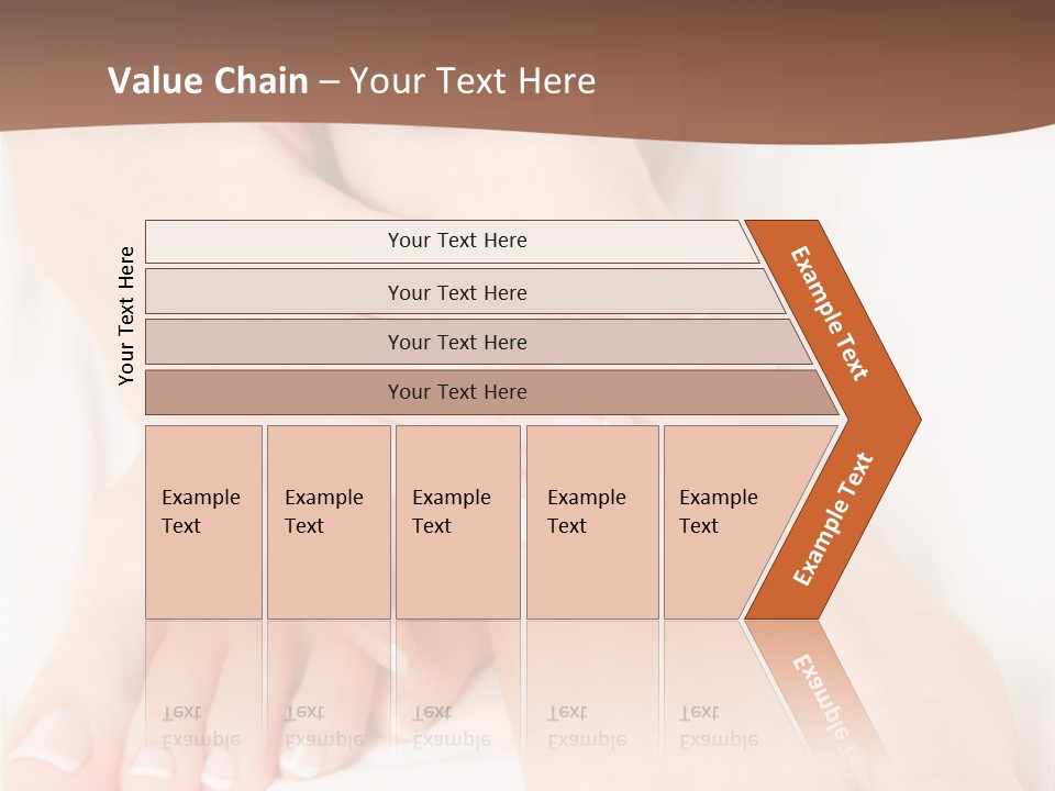 Wellness Woman Barefoot PowerPoint Template