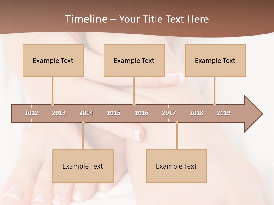 Wellness Woman Barefoot PowerPoint Template