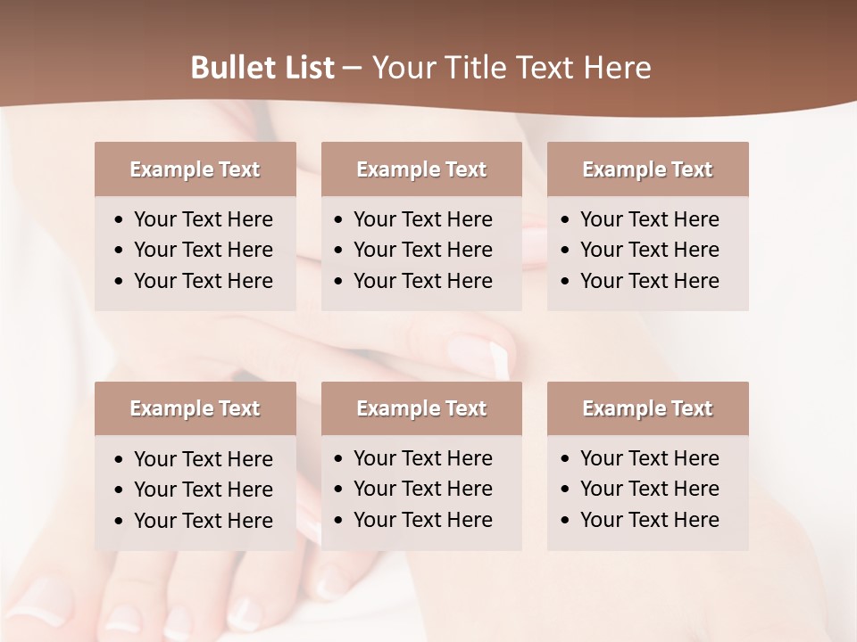 Wellness Woman Barefoot PowerPoint Template