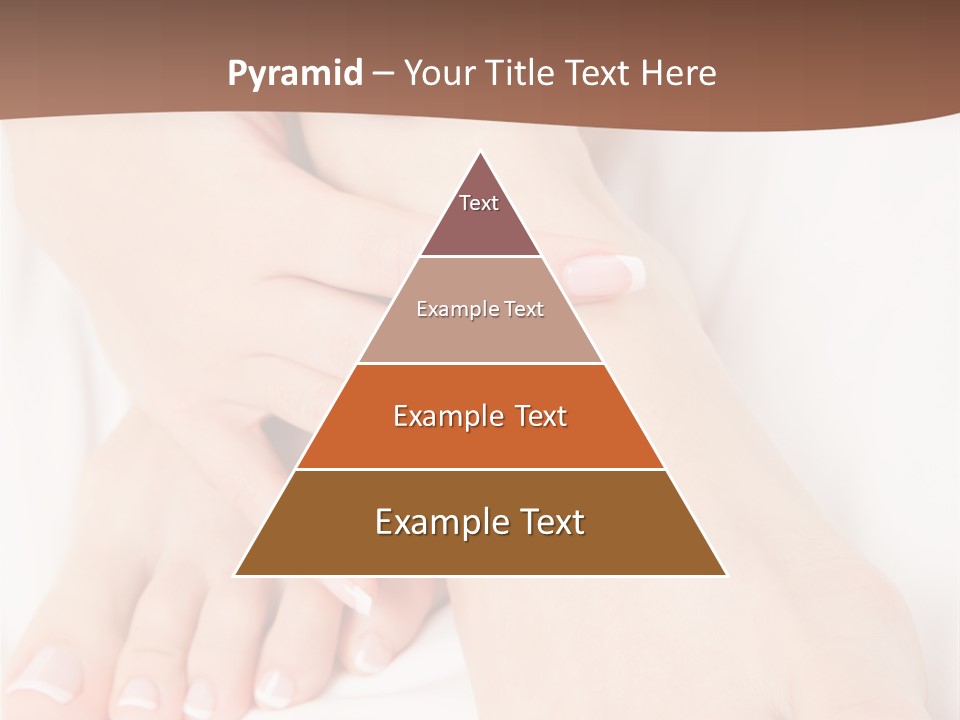 Wellness Woman Barefoot PowerPoint Template