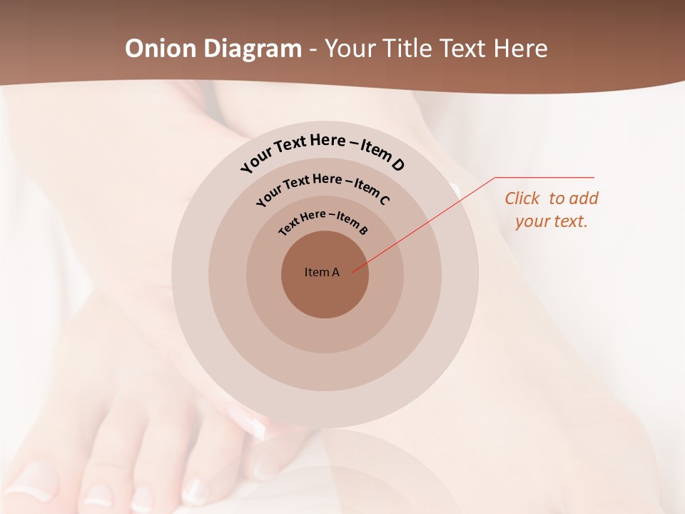 Wellness Woman Barefoot PowerPoint Template