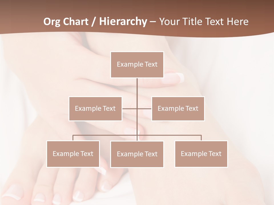 Wellness Woman Barefoot PowerPoint Template