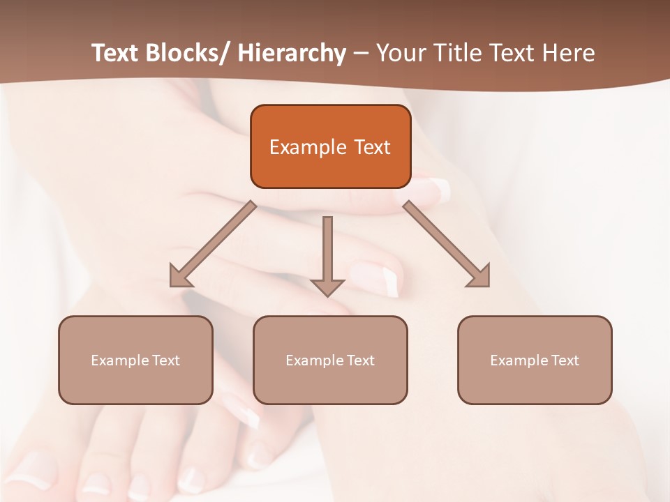 Wellness Woman Barefoot PowerPoint Template