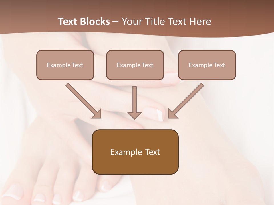 Wellness Woman Barefoot PowerPoint Template