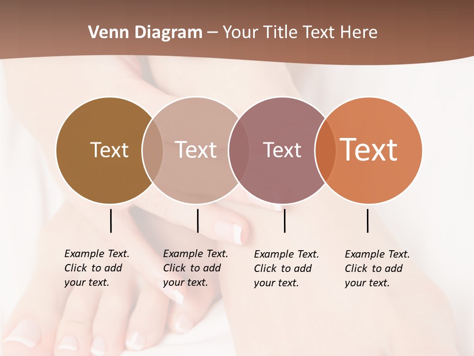 Wellness Woman Barefoot PowerPoint Template