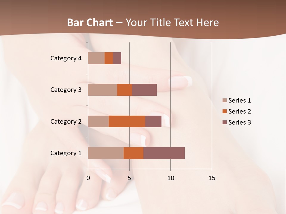 Wellness Woman Barefoot PowerPoint Template