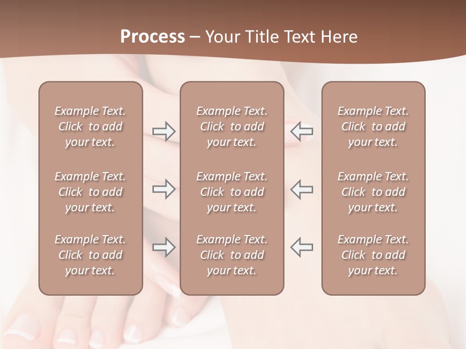 Wellness Woman Barefoot PowerPoint Template