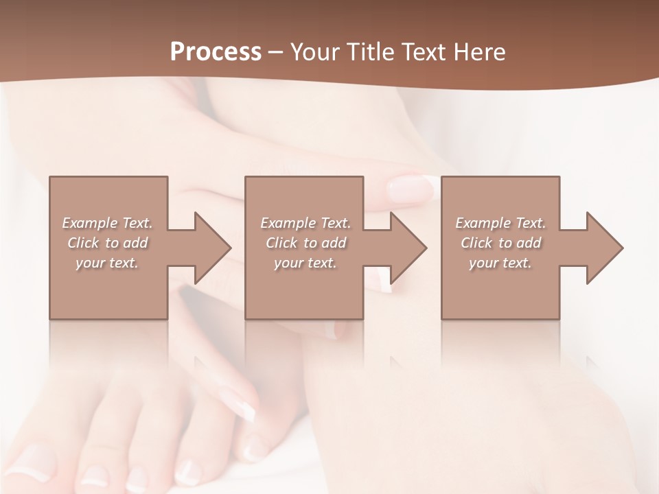 Wellness Woman Barefoot PowerPoint Template