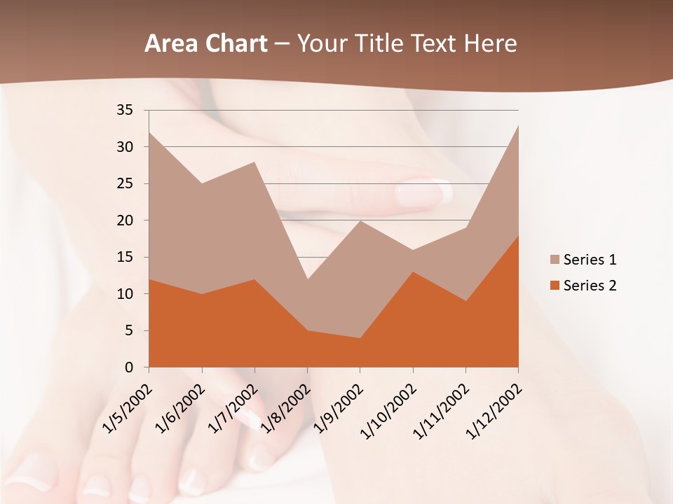 Wellness Woman Barefoot PowerPoint Template