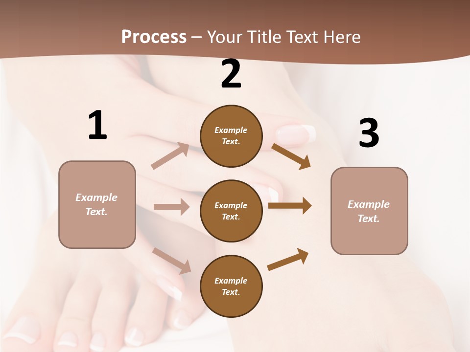 Wellness Woman Barefoot PowerPoint Template