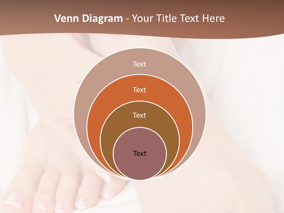 Wellness Woman Barefoot PowerPoint Template