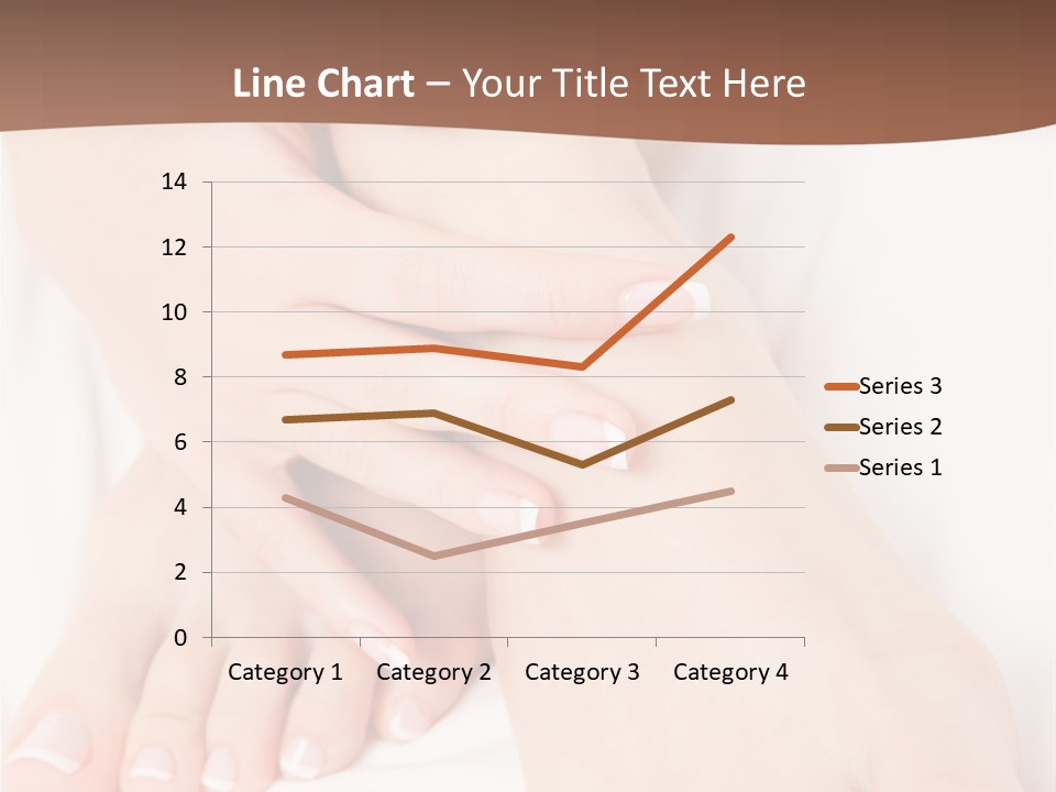 Wellness Woman Barefoot PowerPoint Template