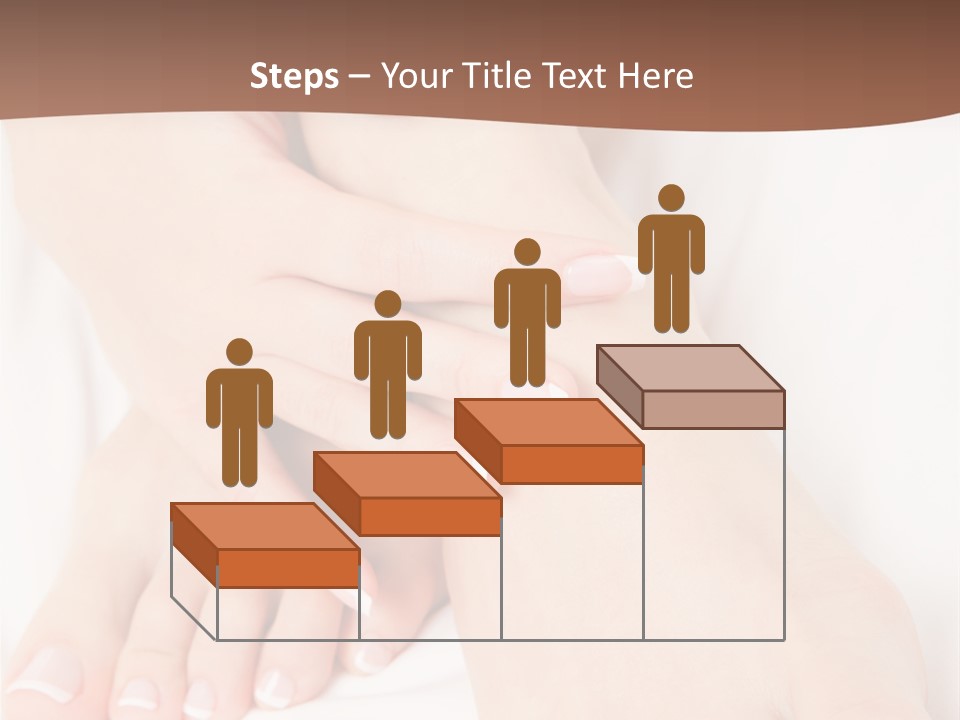 Wellness Woman Barefoot PowerPoint Template