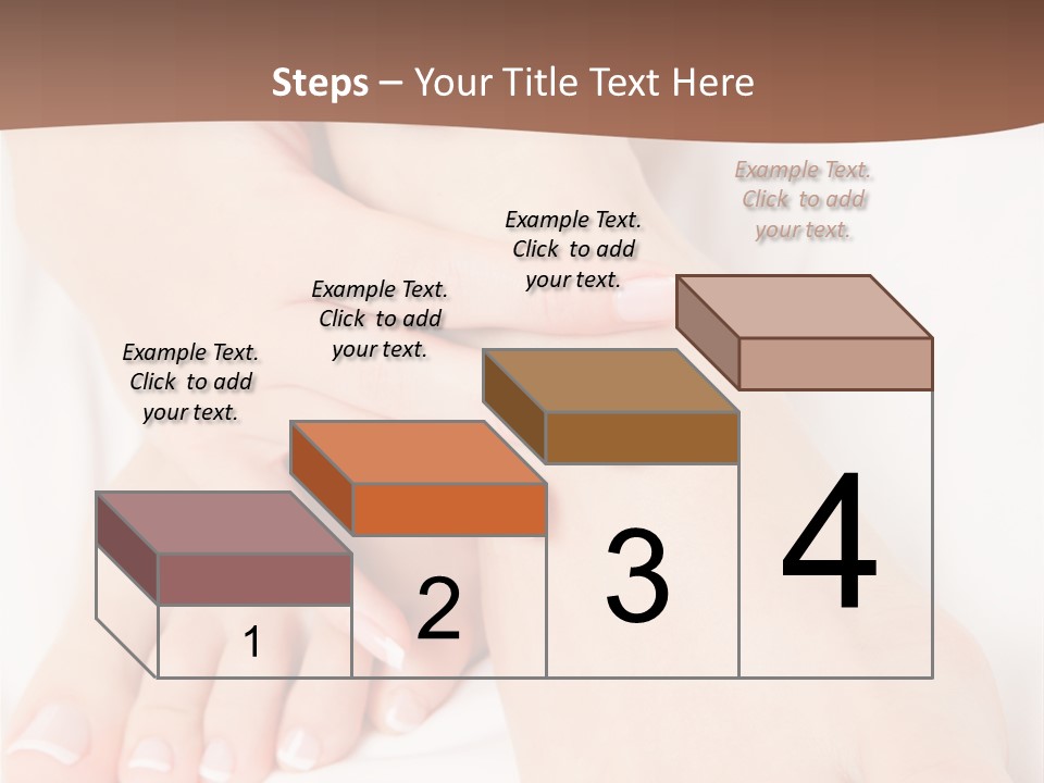 Wellness Woman Barefoot PowerPoint Template