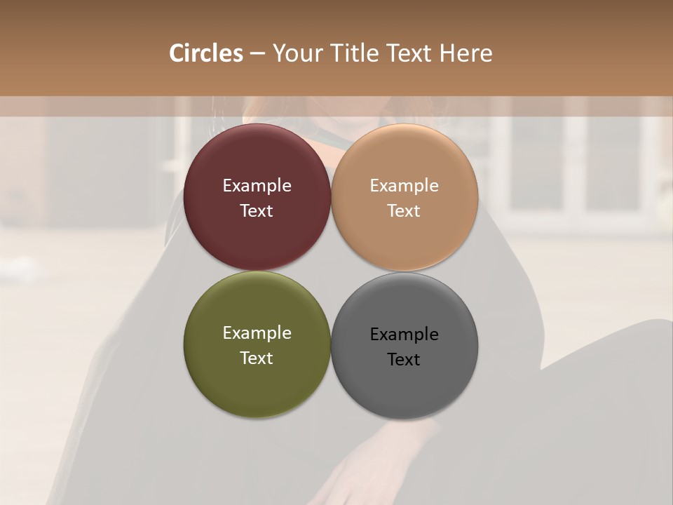 A Woman In A Graduation Cap And Gown Sitting On A Ledge PowerPoint Template