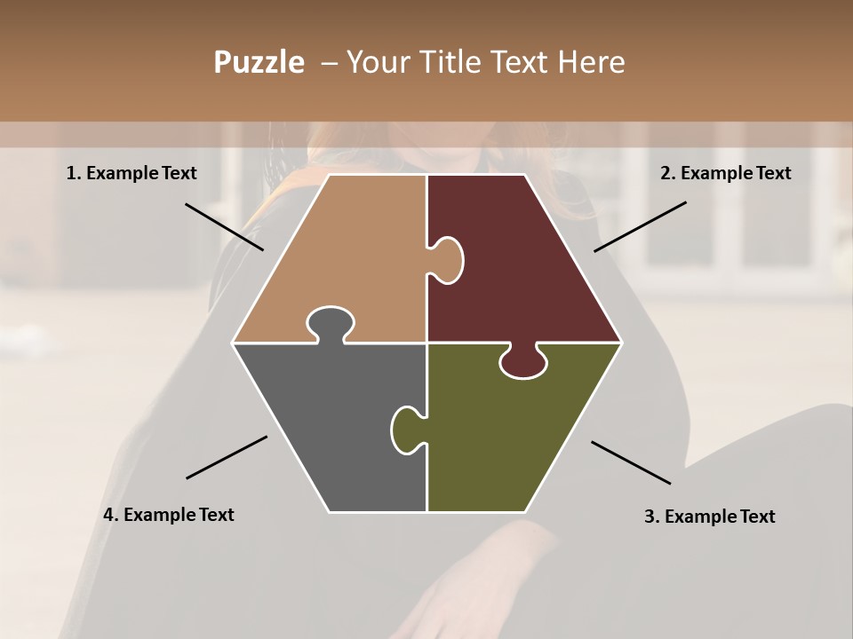 A Woman In A Graduation Cap And Gown Sitting On A Ledge PowerPoint Template