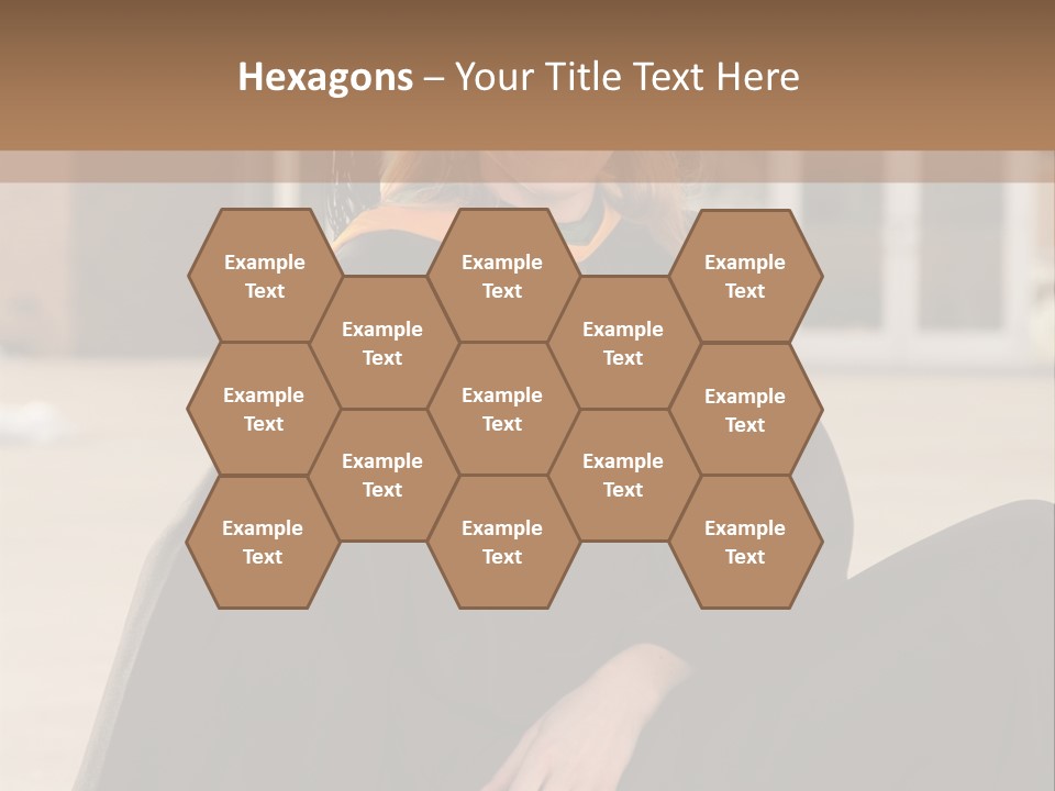 A Woman In A Graduation Cap And Gown Sitting On A Ledge PowerPoint Template