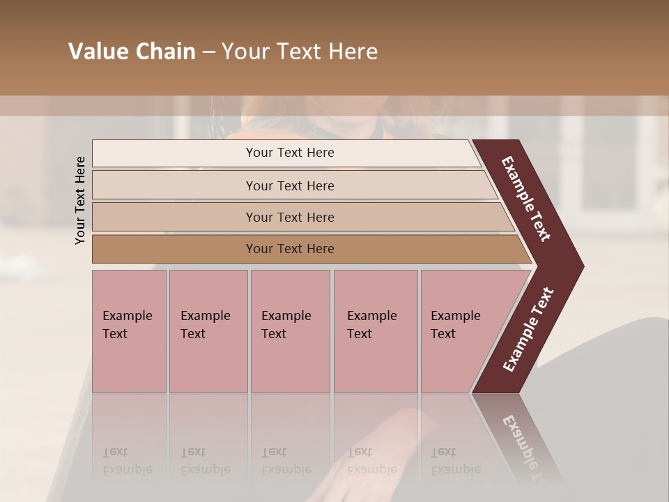 A Woman In A Graduation Cap And Gown Sitting On A Ledge PowerPoint Template