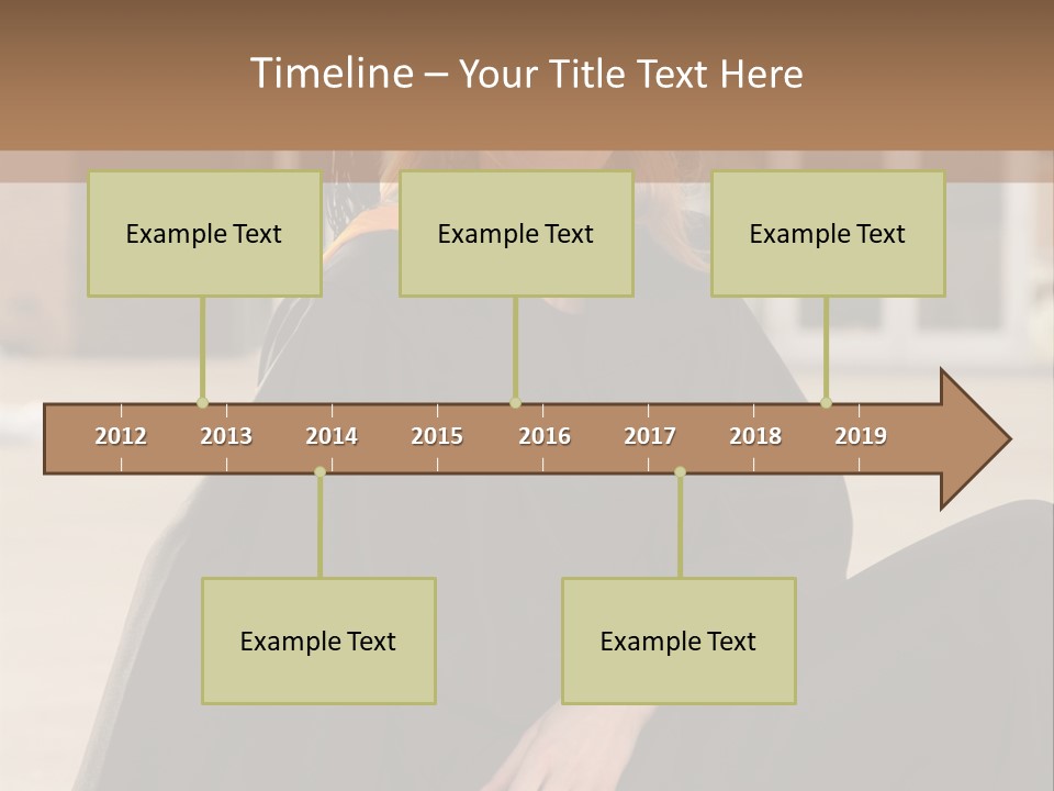 A Woman In A Graduation Cap And Gown Sitting On A Ledge PowerPoint Template