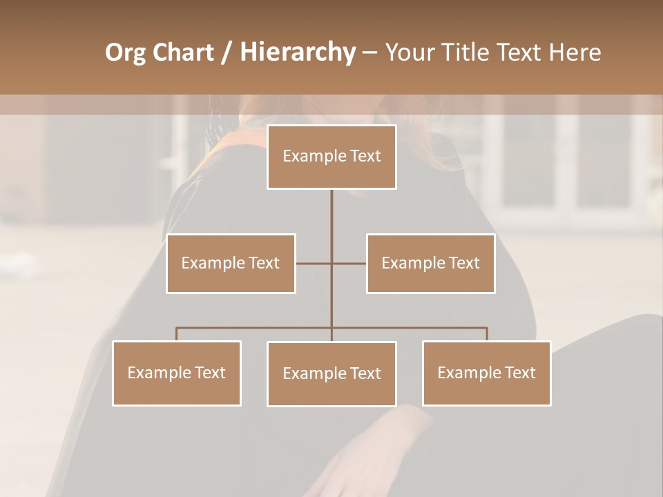 A Woman In A Graduation Cap And Gown Sitting On A Ledge PowerPoint Template