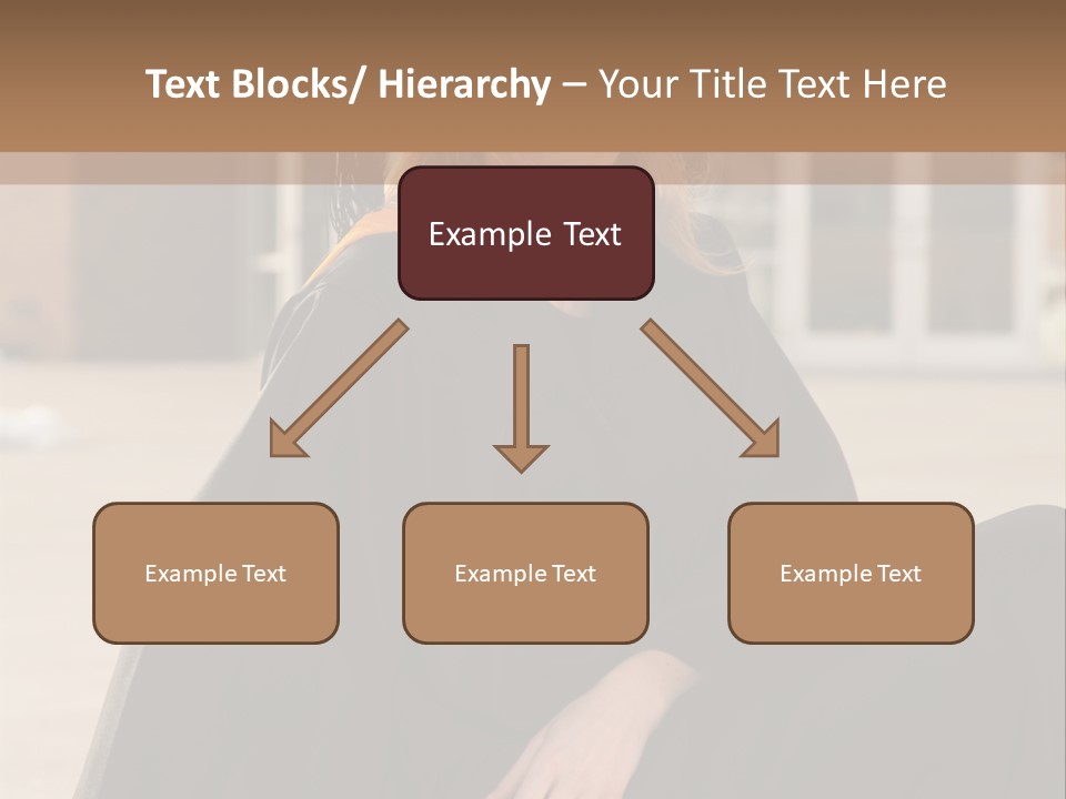 A Woman In A Graduation Cap And Gown Sitting On A Ledge PowerPoint Template