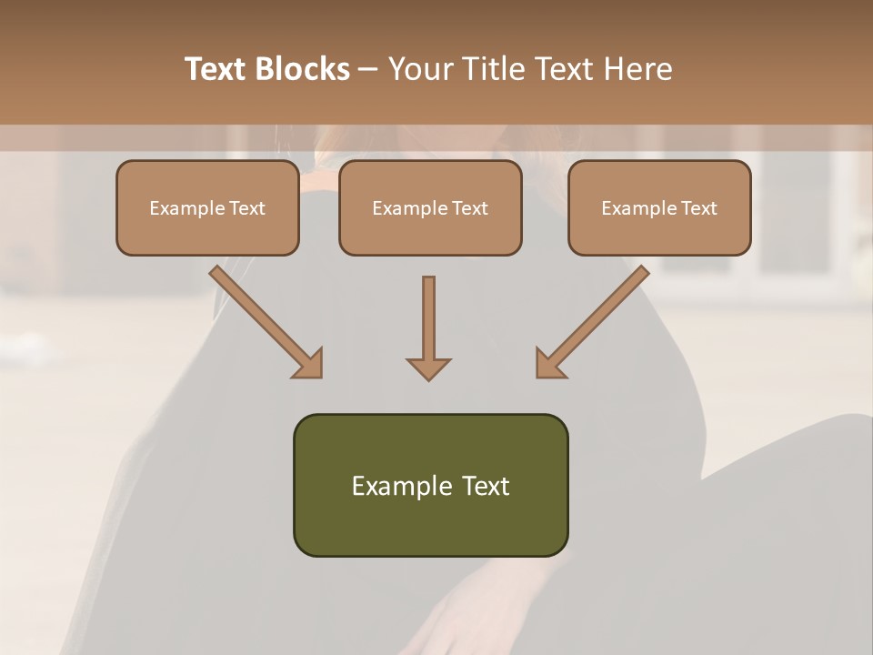 A Woman In A Graduation Cap And Gown Sitting On A Ledge PowerPoint Template