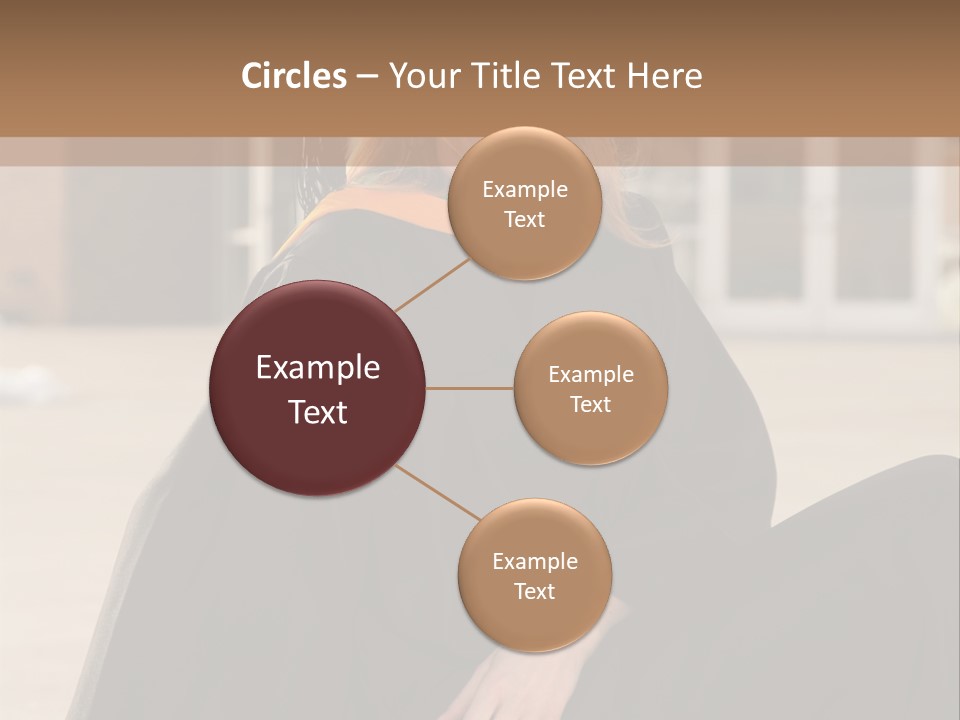 A Woman In A Graduation Cap And Gown Sitting On A Ledge PowerPoint Template