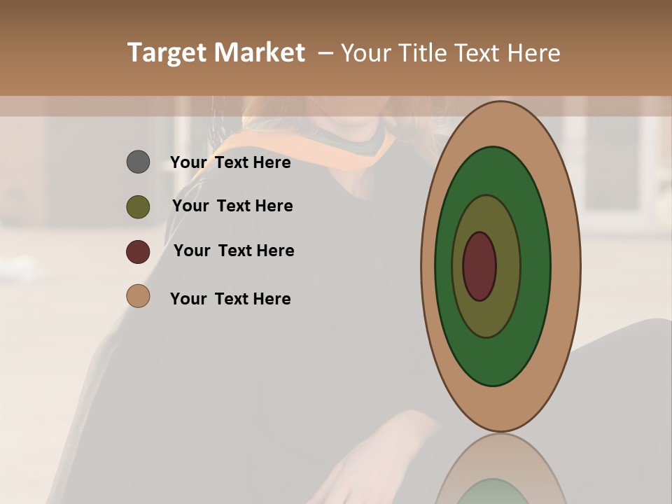 A Woman In A Graduation Cap And Gown Sitting On A Ledge PowerPoint Template