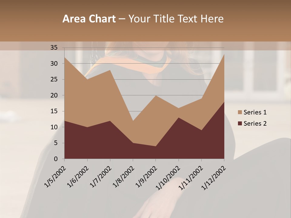 A Woman In A Graduation Cap And Gown Sitting On A Ledge PowerPoint Template