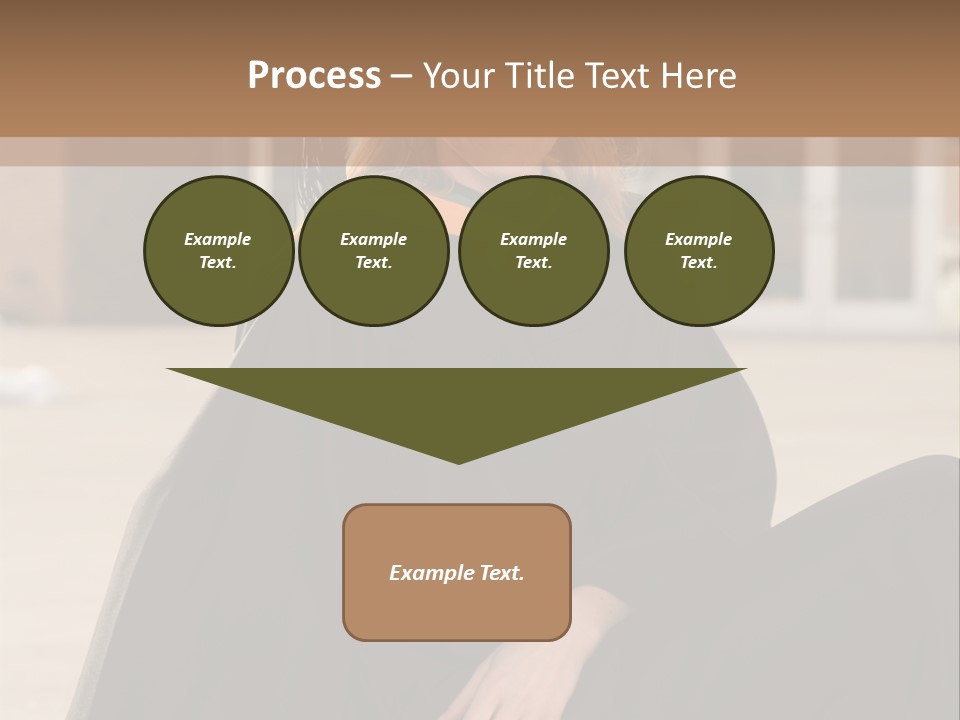 A Woman In A Graduation Cap And Gown Sitting On A Ledge PowerPoint Template