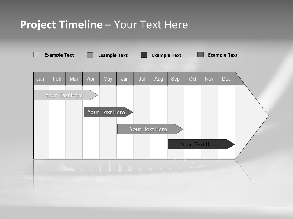 Isolated Plate Telephone PowerPoint Template